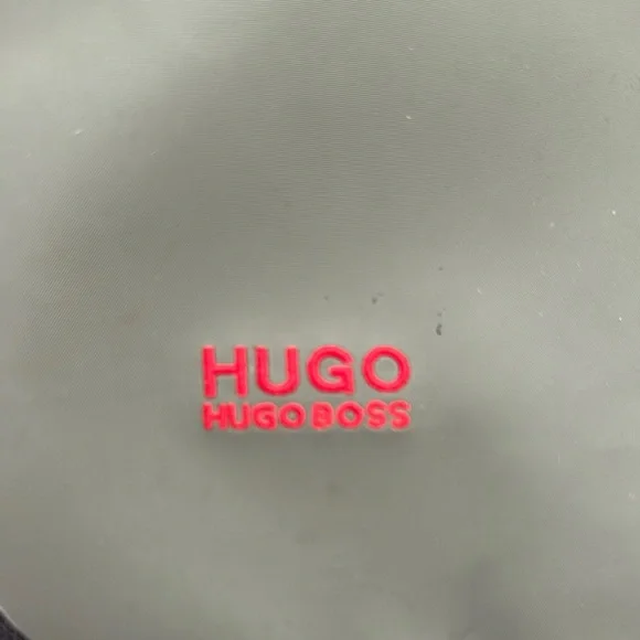 Hugo Boss Olive Green & Black Messenger Bag Laptop Crossbody Satchel - Picture 2 of 7